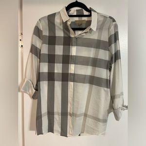 Burberry dress shirt size large